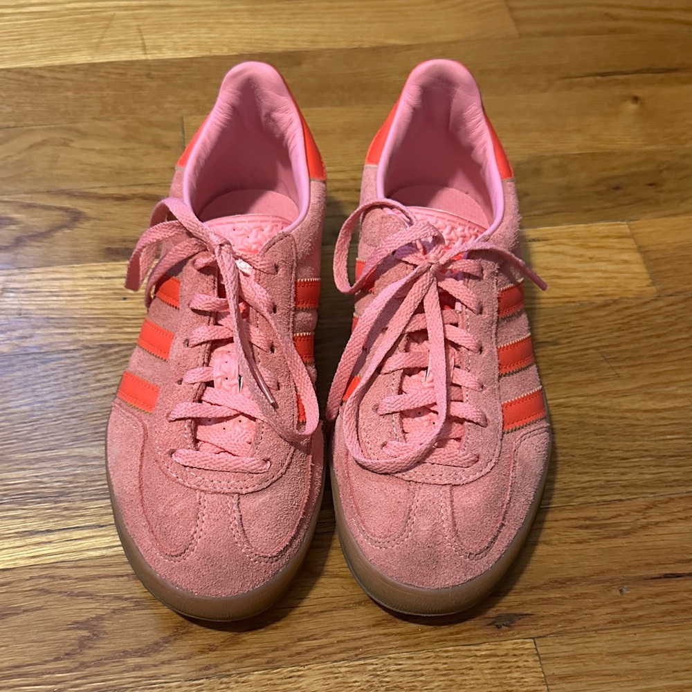 Adidas Women's Coral and Red Sneakers